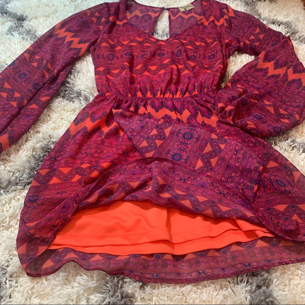 Show Me Your MuMu Rainey Rajah Dress Sz M - Picture 6 of 8